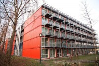Low Income Shipping Container Housing in Amsterdam