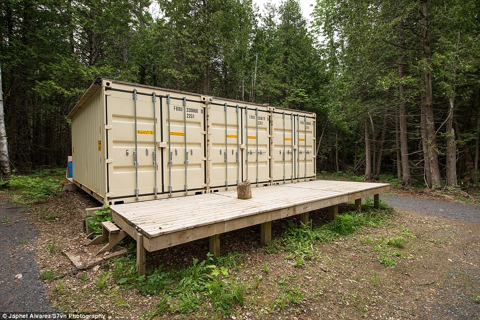 A Container Home In The Woods