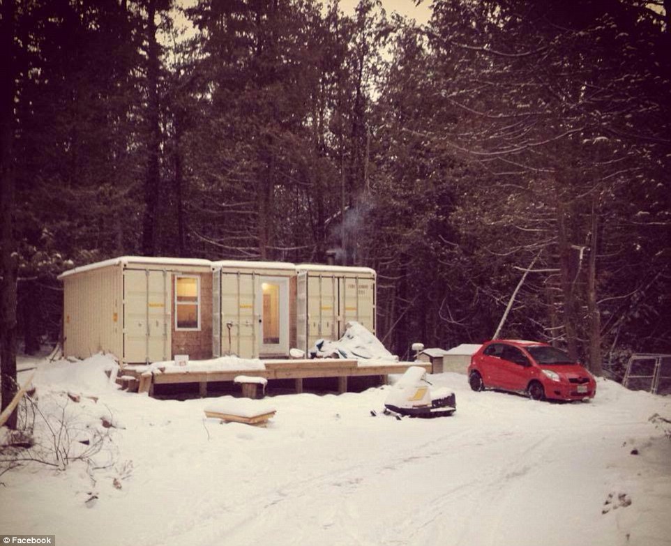 A Container Home In The Woods