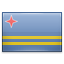 The national flag of Aruba