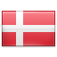 The national flag of Denmark