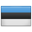 The national flag of Estonia