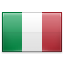 The national flag of Italy