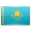 The national flag of Kazakhstan