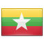 The national flag of Myanmar