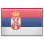 The national flag of Serbia