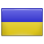 The national flag of Ukraine