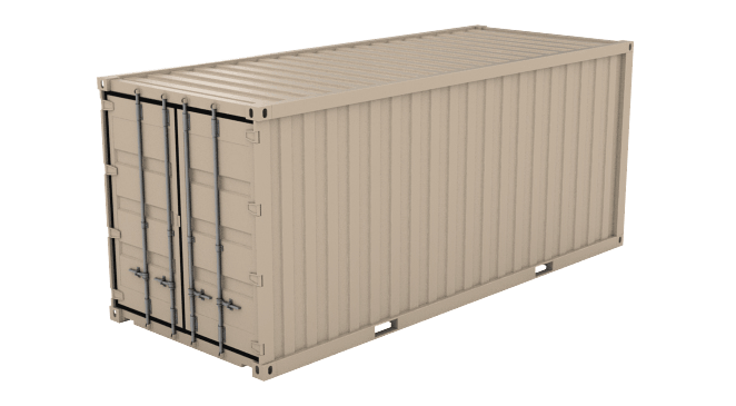 20' High Cube Open Side (9'6inches High) shipping container icon
