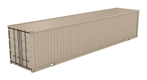 40' High Cube (9'6inches High) shipping container icon