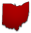 Geographical representation of Ohio
