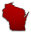 Geographical representation of Wisconsin