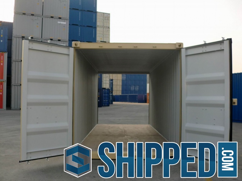 New-20ft-DD-(Double-Doors)-tan-RAL-1001-shipping-container-2983