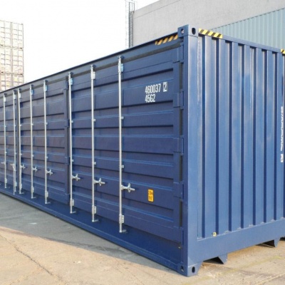 New 40ft HC OS (High-Cube Full Open Side) shipping container 