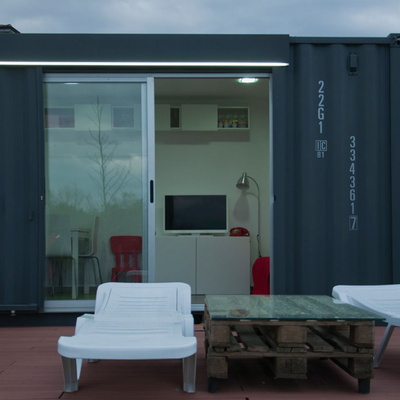 Box Shelter 001 - 20ft container home