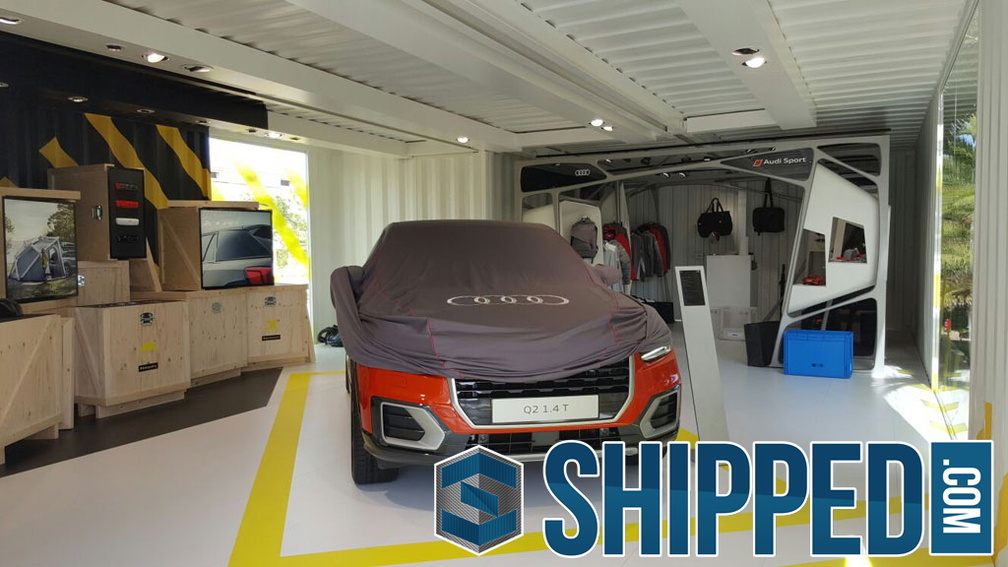 Audi-custom-shipping-container-garage-showroom-1