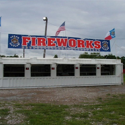 40ft Fireworks Stand